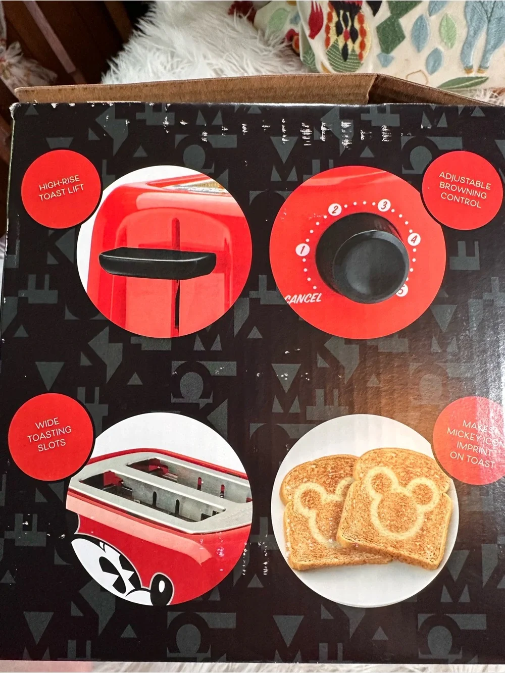Disney • Classic Mickey Mouse 2 Slice Toaster